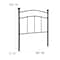 Flash Furniture Twin Size, Headboard, Decorative Metal HG-HB1706-T-GG - alternate 8
